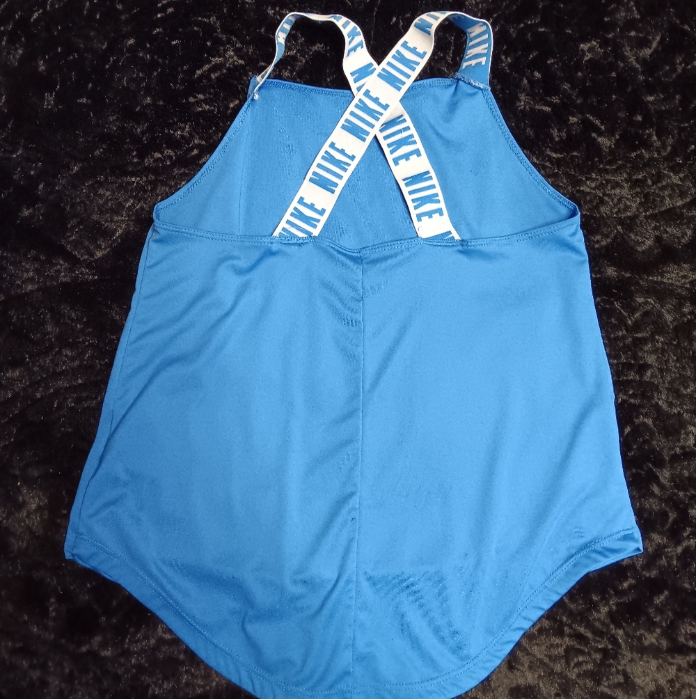 Nike Blue Racerback Tank Top - Picture 2 of 3